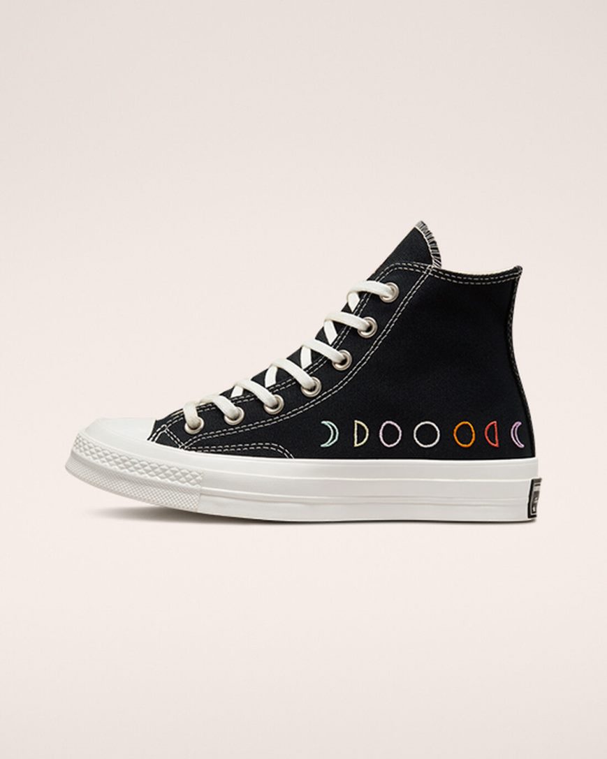 Women's Converse Chuck 70 Mystic Symbols High Top Shoes Black / White | AU 15948O